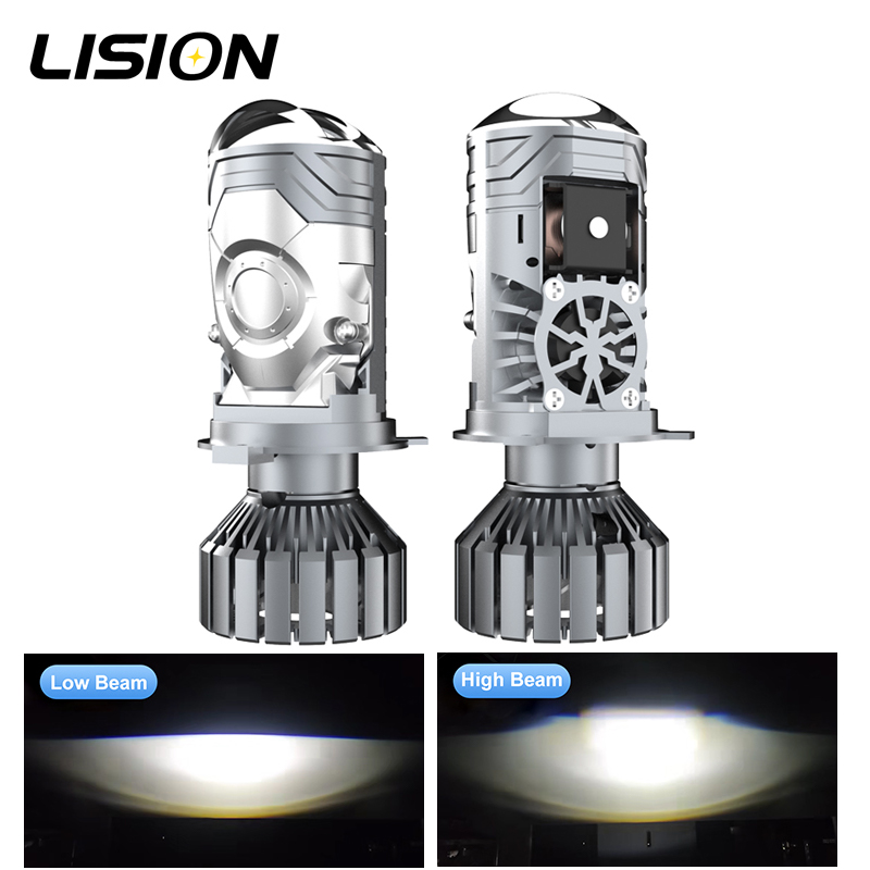 Universal Motorcycle Led Headlight Projector - 2pcs 90Watts/Bulb A16-D Mini Projector LED