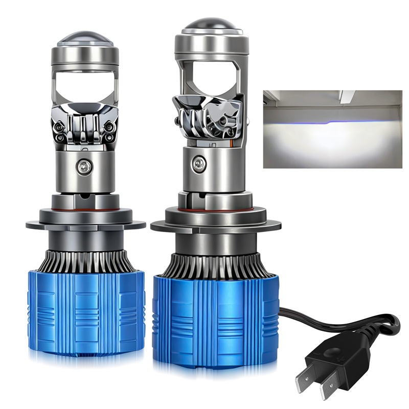 2PCS H7 Car Headlight 1:1 Mini - Universal Motorcycle Led Headlight Projector review and price