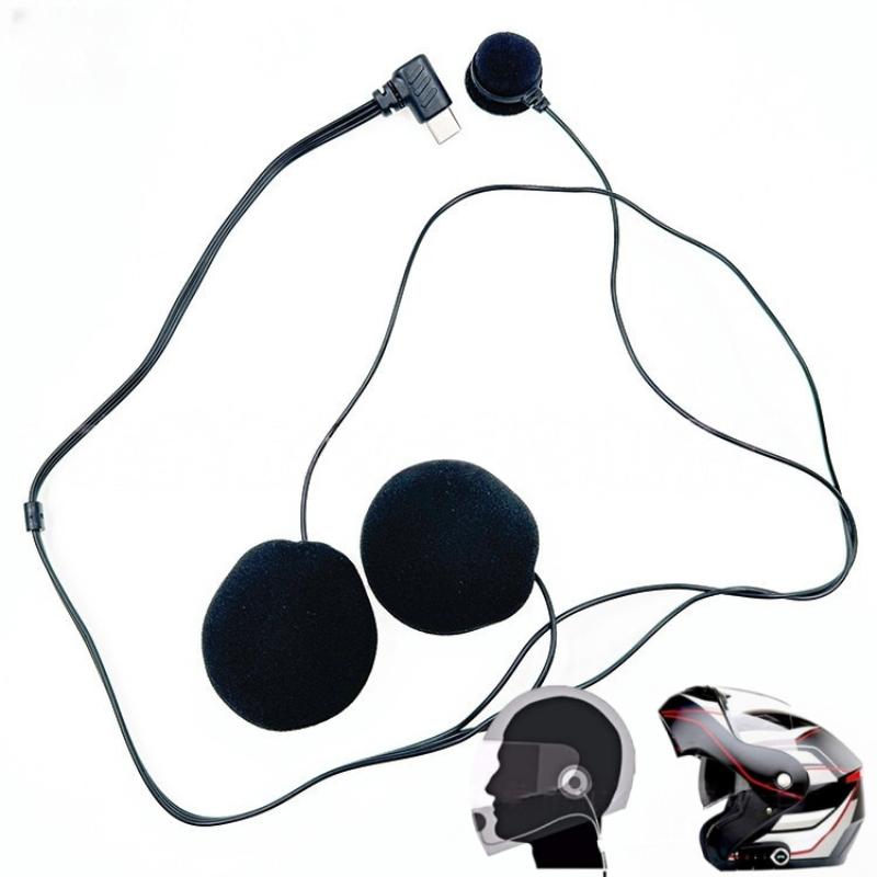 1Pc Type-C Plug HD Noise Reduc - Full Face Motorcycle Helmet With Bluetooth review and price