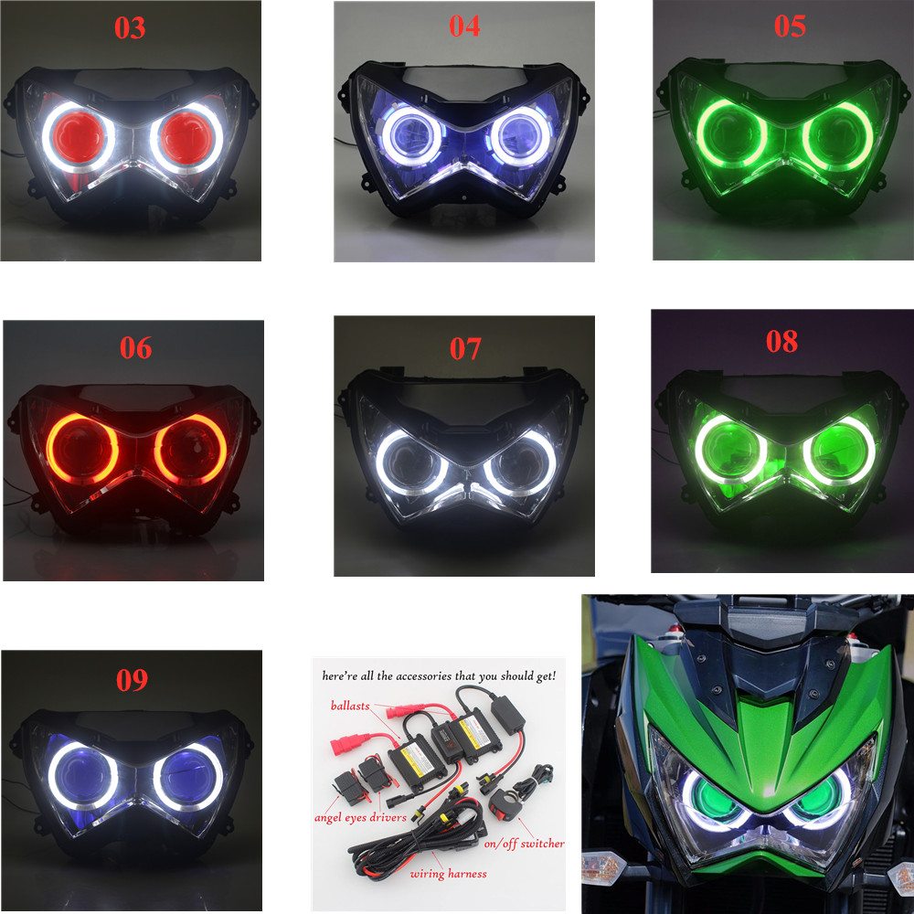 Motorcycle Head Light Custom L - Universal Motorcycle Led Headlight Projector review and price