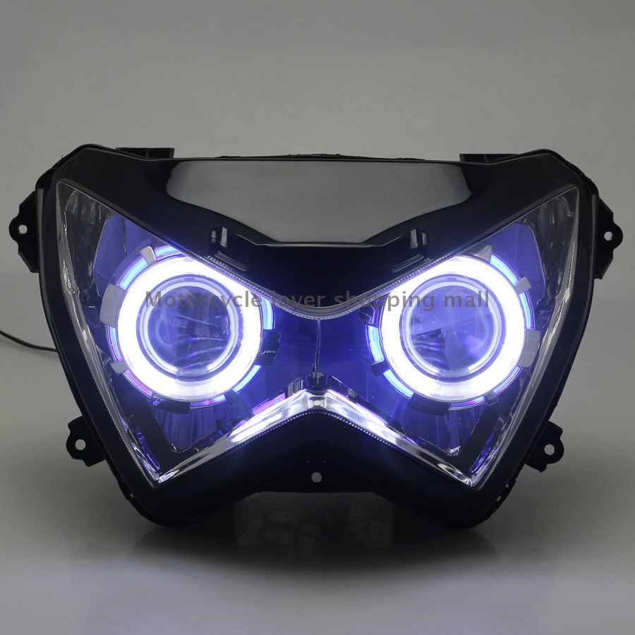 Motorcycle Head Light Custom L - Universal Motorcycle Led Headlight Projector review and price