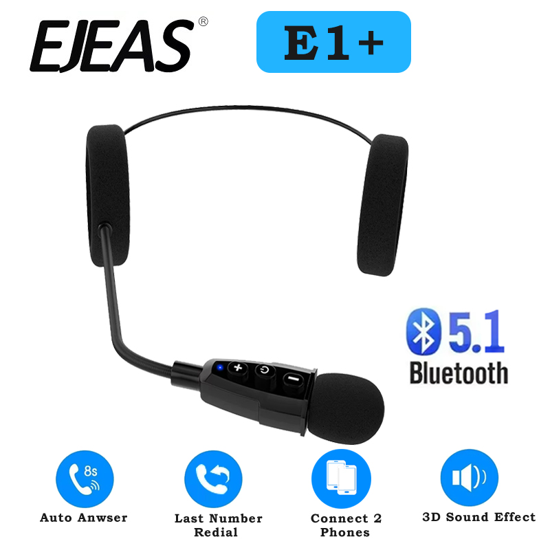 EJEAS E1+ Motorcycle Helmet Bl - Full Face Motorcycle Helmet With Bluetooth review and price